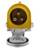 Product image for YELLOW 2P+E SPLASHPROOF APPLIANCE INLET