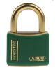 Product image for GREEN KEYED DIFFERENT LOCK OFF PADLOCK