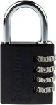 Product image for ABUS 145/40 Black All Weather Aluminium Combination Padlock 41.5mm