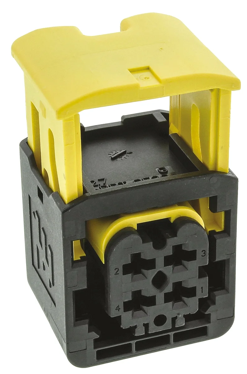 Product image for HDSCS/MCP 2.8K 4 way receptacle housing