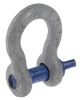 Product image for Galvanised steel bow shackle w/pin,1ton