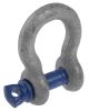 Product image for Galvanised steel bow shackle w/pin,1ton