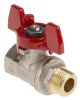 Product image for T handle ball valve 3/8in M-F