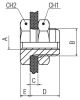 Product image for BULKHEAD ADAPTOR M5