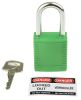 Product image for SAFETY PADLOCK GREEN (KEYED DIFFERENTLY)