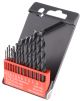 Product image for 13 pcs HSS jobber drill,1/16-1/4in dia