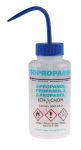 Product image for Wash bottle,500ml,Isopropanol,blue close