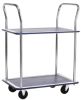 Product image for 2 shelf trolley 960x730x470mm Max 120kg