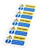 Product image for Danger Isolate Sign, 40x60mm