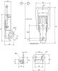 Product image for TOGGLE PADLOCK S/STEEL LATCH W/CATCH