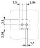 Product image for Phoenix Contact, MPT 0.5/2-2.54 2.54mm Pitch, 2 Way PCB Terminal Strip