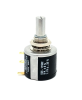 Product image for Vishay 1 Gang 5 Turn Rotary Wirewound Potentiometer with an 6.35 mm Dia. Shaft - 5kΩ, ±5%, 1.5W Power Rating, Linear,