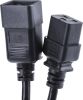 Product image for IEC C20 - C19 H05VV-F 1.5mm2 Black 3m