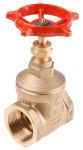 Product image for PEGLER BRASS GATE VALVE,1 1/2IN BSPT F-F