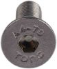 Product image for A4s/steel hex skt csk head screw,M8x25mm