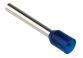 Product image for Blue insulated bootlace ferrule,18mm pin