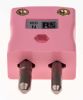 Product image for Type N Pink in line plug 6.5mm cable