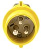 Product image for IP44 2P+E STRAIGHT PLUG,16A 110V