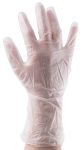 Product image for Cleanroom 12in. Vinyl Gloves,100,Medium