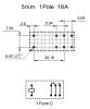 Product image for RS PRO, 12V dc Coil Non-Latching Relay SPDT, 16A Switching Current PCB Mount Single Pole