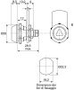 Product image for IP65 CAMLOCK,12MM HOUSING