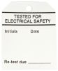 Product image for Equipment tag 'TESTED FOR ELEC SAFETY'