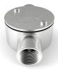 Product image for S/steel circular through box,25mm