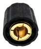 Product image for S COLLET KNOB,15MM DIA 0.25IN SHAFT