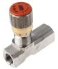 Product image for G1/4 BSP hydraulic needle valve,210bar