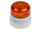 Product image for Klaxon Flashguard QBS Amber Xenon Beacon, 12 V dc, 24 V dc, Flashing, Surface Mount