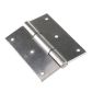 Product image for S/steel standard hinge, 100 x 80mm