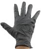 Product image for Ansell Black Nitrile Disposable Gloves size 8.5 - L Powder-Free x 100