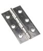 Product image for S/STL HINGE W/CSK HOLES,75X40X1,5