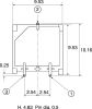 Product image for 3/8" Sq Trimming Pot, 1Turn Cermet, 5K