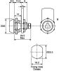 Product image for IP65 CAMLOCK,12MM HOUSING