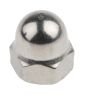 Product image for A4 stainless steel dome nut,M6