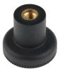 Product image for Thermoplastic push/pull knob,25mm,M6,F