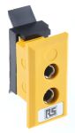 Product image for Type K Yellow panel mount socket