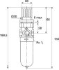 Product image for G1/4 B07 FILTER/REGULATOR W/MANUAL DRAIN