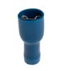 Product image for Blue crimp shrouded receptacle 6.3/0.8mm