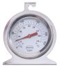 Product image for S/STEEL OVEN THERMOMETER WITH C&F SCALE