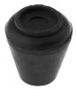 Product image for Black rubber protective chair tip