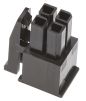 Product image for 4 way 2 row receptacle Mate-N-Lok