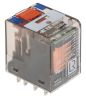 Product image for Plug-in relay w/ LED,6A 4PDT 24dc coil