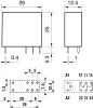 Product image for SPDT MINIATURE PCB RELAY,16A 230VAC COIL