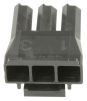 Product image for 3 way single row cable socket,14-18 awg