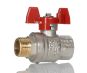 Product image for T handle ball valve 1/2in M-F