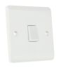 Product image for LIGHT PLATE SWITCH 1 GANG 2 WAY WHITE