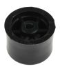 Product image for RS PRO Black PVC PVC Door Stop, 25 mm Diameter