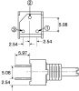 Product image for 3310Y conductive plastic pot,10K lin 9mm